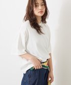 【アメリカンホリック/AMERICAN HOLIC】の【接触冷感】スムースルーズクルーネックTシャツ Off White|ID: prp329100004585633 ipo3291000000032515176