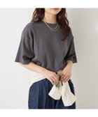 【アメリカンホリック/AMERICAN HOLIC】の【接触冷感】スムースルーズクルーネックTシャツ Charcoal Gray|ID: prp329100004585633 ipo3291000000032515177