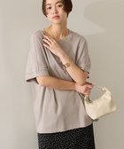【アメリカンホリック/AMERICAN HOLIC】の【接触冷感】スムースフレンチスリーブプルオーバー Gray Beige|ID: prp329100004585635 ipo3291000000032515190