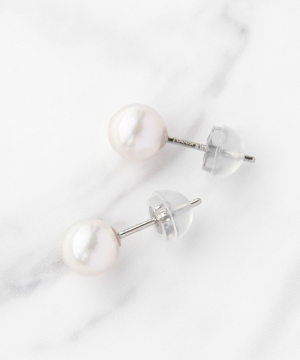 【トッカ/TOCCA】の【WEB限定】PRECIOUS PEARL PIERCED EARRINGS プラチナ アコヤパール ピアス 人気、トレンドファッション・服の通販 founy(ファニー) 　ファッション　Fashion　レディースファッション　Fashion for Women　ジュエリー　Jewelry　ファッションリング　Fashion Rings　イヤリング・フープ・ドロップタイプ　Hoop, Drop & Clip Earrings　アクセサリー　Fashion Accessories　シンプル　Simple, Minimal　ジュエリー　Jewelry, Accessories　パール　Pearl, Pearl Accent　ポーチ　Pouch, Small Case　リュクス　Luxury, Elegant, High-End, Chic　おすすめ　Recommended / Our Picks　エレガント 上品　Elegant　 other-1|ID: prp329100004585638 ipo3291000000033251602