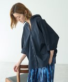 【イェッカ ヴェッカ/YECCA VECCA】の2wayリボンドルマンシャツ 人気、トレンドファッション・服の通販 founy(ファニー) ファッション Fashion レディースファッション Fashion for Women トップス・カットソー Cut & Sew Tops シャツ・ブラウス・オフィスカジュアル Elegant Blouses & Button-Ups おすすめ Recommended / Our Picks スリット Slit, Slit Detail ペーパー Paper, Kraft Paper ポケット Pocket, Pocket Detail リボン Ribbon, Bow 夏 Summer 春 Spring S/S・春夏 SS, Spring/Summer, Warm Season thumbnail Navy|ID: prp329100004585639 ipo3291000000032515204