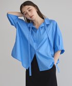 【イェッカ ヴェッカ/YECCA VECCA】の2wayリボンドルマンシャツ Blue|ID: prp329100004585639 ipo3291000000033656513
