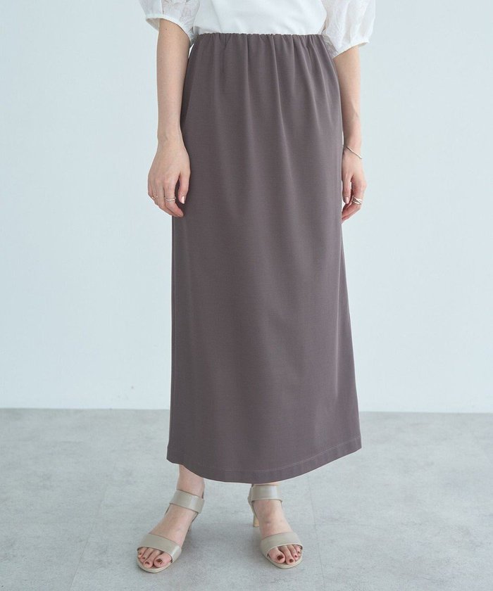 【イェッカ ヴェッカ/YECCA VECCA】のイージーロングナロースカート インテリア・キッズ・メンズ・レディースファッション・服の通販 founy(ファニー) https://founy.com/ ファッション Fashion レディースファッション Fashion for Women スカート Skirts おすすめ Recommended / Our Picks カットソー Cut and Sewn Top ストレッチ Stretch, Stretchy Fabric スマート Smart, Elegant スリット Slit, Slit Detail ポケット Pocket, Pocket Detail 夏 Summer 春 Spring S/S・春夏 SS, Spring/Summer, Warm Season |ID: prp329100004585641 ipo3291000000033656519