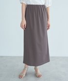 【イェッカ ヴェッカ/YECCA VECCA】のイージーロングナロースカート Charcoal Gray|ID: prp329100004585641 ipo3291000000033656520