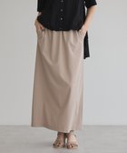 【イェッカ ヴェッカ/YECCA VECCA】のイージーロングナロースカート Beige|ID: prp329100004585641 ipo3291000000033656522