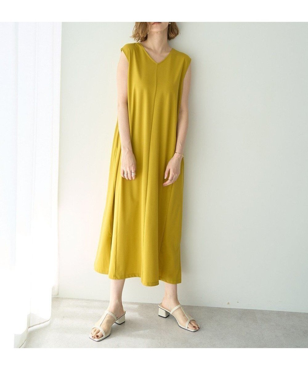 【イェッカ ヴェッカ/YECCA VECCA】の2wayノースリーブカットワンピース インテリア・キッズ・メンズ・レディースファッション・服の通販 founy(ファニー) 　ファッション　Fashion　レディースファッション　Ladies' Fashion Online　ワンピース　Dress　おすすめ　Recommend　ノースリーブ　No Sleeve　ポケット　Pocket　夏　Summer　春　Spring　S/S・春夏　Ss・Spring/Summer　Yellow|ID: prp329100004585642 ipo3291000000032515218