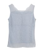 【アースミュージックアンドエコロジー/earth music&ecology】の接触冷感2wayレースタンクトップ Grayish Blue|ID: prp329100004585646 ipo3291000000033594727
