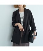 【イェッカ ヴェッカ/YECCA VECCA】の【接触冷感】COOLシャツテーラードジャケット Black|ID: prp329100004585647 ipo3291000000032515240