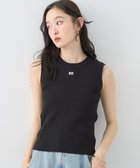 【アースミュージックアンドエコロジー/earth music&ecology】のロゴ刺繍ノースリーブニットプルオーバー 人気、トレンドファッション・服の通販 founy(ファニー) ファッション Fashion レディースファッション Ladies' Fashion Online トップス・カットソー Tops/Tshirt ニット Knit Tops キャミソール / ノースリーブ No Sleeves プルオーバー Pullover NEW・新作・新着・新入荷 New Arrivals コンパクト Compact スタイリッシュ Stylish セーター Sweater トレンド Trend ポケット Pocket 夏 Summer 春 Spring S/S・春夏 Ss・Spring/Summer thumbnail Black|ID: prp329100004585652 ipo3291000000032515263