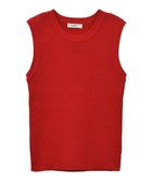 【アースミュージックアンドエコロジー/earth music&ecology】のロゴ刺繍ノースリーブニットプルオーバー 人気、トレンドファッション・服の通販 founy(ファニー) ファッション Fashion レディースファッション Ladies' Fashion Online トップス・カットソー Tops/Tshirt ニット Knit Tops キャミソール / ノースリーブ No Sleeves プルオーバー Pullover NEW・新作・新着・新入荷 New Arrivals コンパクト Compact スタイリッシュ Stylish セーター Sweater トレンド Trend ポケット Pocket 夏 Summer 春 Spring S/S・春夏 Ss・Spring/Summer thumbnail Red|ID: prp329100004585652 ipo3291000000032515264