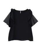 【イェッカ ヴェッカ/YECCA VECCA】のリボンスリーブブラウス Black|ID: prp329100004585656 ipo3291000000033076636
