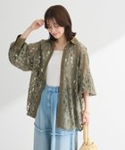 【グリーンパークス/Green Parks】の・ELENCARE DUE 総レースブラウス Khaki|ID: prp329100004585663 ipo3291000000032699012