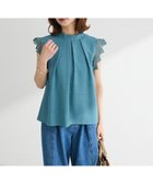【グリーンパークス/Green Parks】の・ELENCARE DUE リネンライクフリルブラウス Green|ID: prp329100004585665 ipo3291000000032515315