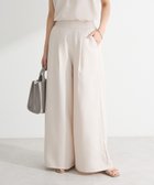 【グリーンパークス/Green Parks】の・ELENCARE DUE リネンライクワイドパンツ Ivory|ID: prp329100004585666 ipo3291000000032515317