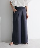【グリーンパークス/Green Parks】の・ELENCARE DUE リネンライクワイドパンツ Charcoal Gray|ID: prp329100004585666 ipo3291000000032515319