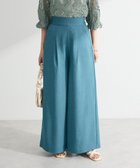 【グリーンパークス/Green Parks】の・ELENCARE DUE リネンライクワイドパンツ Green|ID: prp329100004585666 ipo3291000000032515320