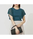 【エニィ スィス/any SiS】の【洗える】レーシーフレアスリーブ ニット 人気、トレンドファッション・服の通販 founy(ファニー) ファッション Fashion レディースファッション Fashion for Women トップス・カットソー Cut & Sew Tops ニット Knit Tops & Sweaters おすすめ Recommended / Our Picks シアー Sheer, See-Through セーター Sweater, Knitwear フェミニン Feminine, Girly フレア Flare, Flared 新作・新入荷 New Arrivals / New In 洗える Machine Washable A/W・秋冬 Autumn/Winter thumbnail ディープグリーン|ID: prp329100004585667 ipo3291000000032515323