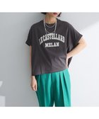 【グリーンパークス/Green Parks】の袖折り返しカレッジTシャツ Charcoal Gray|ID: prp329100004585668 ipo3291000000032515328
