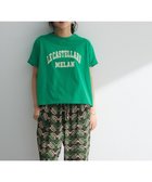 【グリーンパークス/Green Parks】の袖折り返しカレッジTシャツ Green|ID: prp329100004585668 ipo3291000000032515330