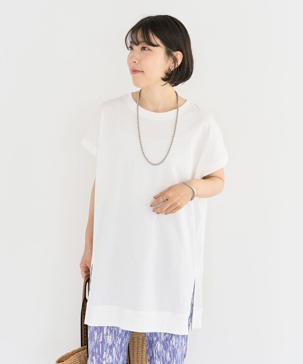 【グリーンパークス/Green Parks】の今年っぽフレンチスリーブカットチュニック 人気、トレンドファッション・服の通販 founy(ファニー) 　ファッション　Fashion　レディースファッション　Fashion for Women　ワンピース　Dresses　チュニック　Tunic Tops & Dresses　おすすめ　Recommended / Our Picks　スリット　Slit, Slit Detail　チュニック　Tunic, Long Top　フレンチ　French, French Style　ポケット　Pocket, Pocket Detail　夏　Summer　春　Spring　S/S・春夏　SS, Spring/Summer, Warm Season　 other-1|ID: prp329100004585669 ipo3291000000032515331