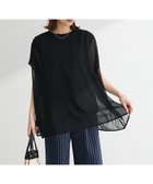 【グリーンパークス/Green Parks】の楊柳ドッキングフレンチプルオーバー Black|ID: prp329100004585671 ipo3291000000032515343
