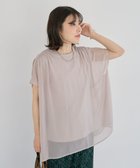 【グリーンパークス/Green Parks】の楊柳ドッキングフレンチプルオーバー Light Beige|ID: prp329100004585671 ipo3291000000032515345