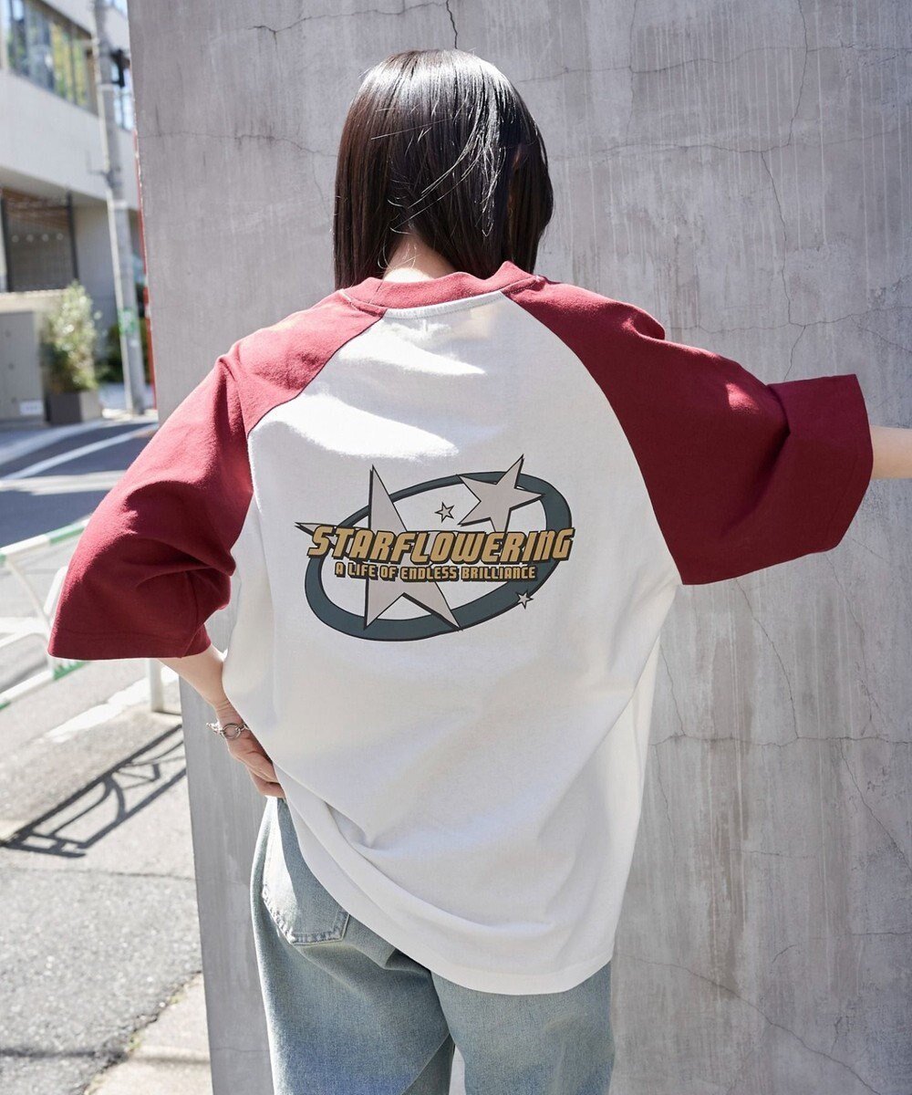 【ウィゴー/WEGO】の【ユニセックス着用ITEM】ラグラングラフィックBIG T(SS) インテリア・キッズ・メンズ・レディースファッション・服の通販 founy(ファニー) 　ファッション　Fashion　レディースファッション　Fashion for Women　トップス・カットソー　Cut & Sew Tops　シャツ・ブラウス・オフィスカジュアル　Elegant Blouses & Button-Ups　ロングTシャツ・Tシャツ　Longline T-Shirts & Tees　カットソー・ベーシックTシャツ　Cut-and-Sewn Tops / Stretch Tees & Basics　春　Spring　秋　Autumn　カットソー　Cut and Sewn Top　カーゴパンツ　Cargo Pants, Utility Pants　グラフィック　Graphic, Graphic Design　シンプル　Simple, Minimal　スマホ　Smartphone, Mobile Device　デニム　Denim, Jeans Material　人気　Popular, Best Seller　半袖　Short Sleeve, Half Sleeve　ワンポイント　One Point, Statement Accent　S/S・春夏　SS, Spring/Summer, Warm Season　おすすめ　Recommended / Our Picks　夏　Summer　ワイン|ID: prp329100004585673 ipo3291000000033665888