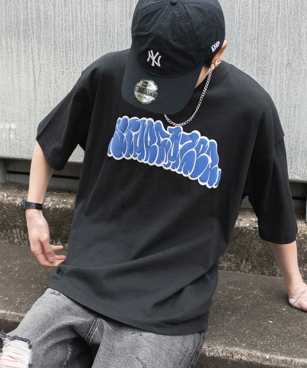 【ウィゴー/WEGO】の【ユニセックス着用ITEM】アクセ付きグラフィックT(SS) インテリア・キッズ・メンズ・レディースファッション・服の通販 founy(ファニー) 　ファッション　Fashion　レディースファッション　Fashion for Women　トップス・カットソー　Cut & Sew Tops　シャツ・ブラウス・オフィスカジュアル　Elegant Blouses & Button-Ups　ロングTシャツ・Tシャツ　Longline T-Shirts & Tees　カットソー・ベーシックTシャツ　Cut-and-Sewn Tops / Stretch Tees & Basics　アクセサリー　Fashion Accessories　春　Spring　カットソー　Cut and Sewn Top　カーゴパンツ　Cargo Pants, Utility Pants　グラフィック　Graphic, Graphic Design　シンプル　Simple, Minimal　スマホ　Smartphone, Mobile Device　デニム　Denim, Jeans Material　トレンド　Trend, Trending Now　ネックレス　Necklace, Pendant Necklace　ハーフ　Half, Half-Length　半袖　Short Sleeve, Half Sleeve　ロング　Long, Long-Length　S/S・春夏　SS, Spring/Summer, Warm Season　おすすめ　Recommended / Our Picks　夏　Summer　ブラック|ID: prp329100004585674 ipo3291000000032673282