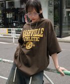 【ウィゴー/WEGO】の【ユニセックス着用ITEM】アクセ付きグラフィックT(SS) ブラウン|ID: prp329100004585674 ipo3291000000033656124