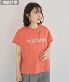 【グリーンパークス/Green Parks】のフレンチスリーブ刺繍シンプルロゴプルオーバー Orange|ID: prp329100004586632 ipo3291000000032523786