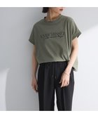 【グリーンパークス/Green Parks】のフレンチスリーブ刺繍シンプルロゴプルオーバー Khaki|ID: prp329100004586632 ipo3291000000032523787