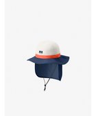 【ヘリーハンセン/HELLY HANSEN / KIDS】の【キッズ・はっ水・UVカット・記名ラベル付】プレイハット アイボリー×オーシャンネイビー|ID: prp329100004586638 ipo3291000000032523822