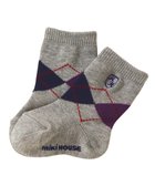 【ミキハウスホットビスケッツ/MIKI HOUSE HOT BISCUITS / KIDS】の【ミキハウス】【11-21cm】 アーガイル柄ソックス グレー|ID: prp329100004586647 ipo3291000000032573891