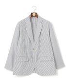 【ジェイ プレス/J.PRESS / MEN】の【WEB・一部店舗限定】シアサッカーセットアップ ジャケット ネイビー系1|ID: prp329100004586655 ipo3291000000033653975