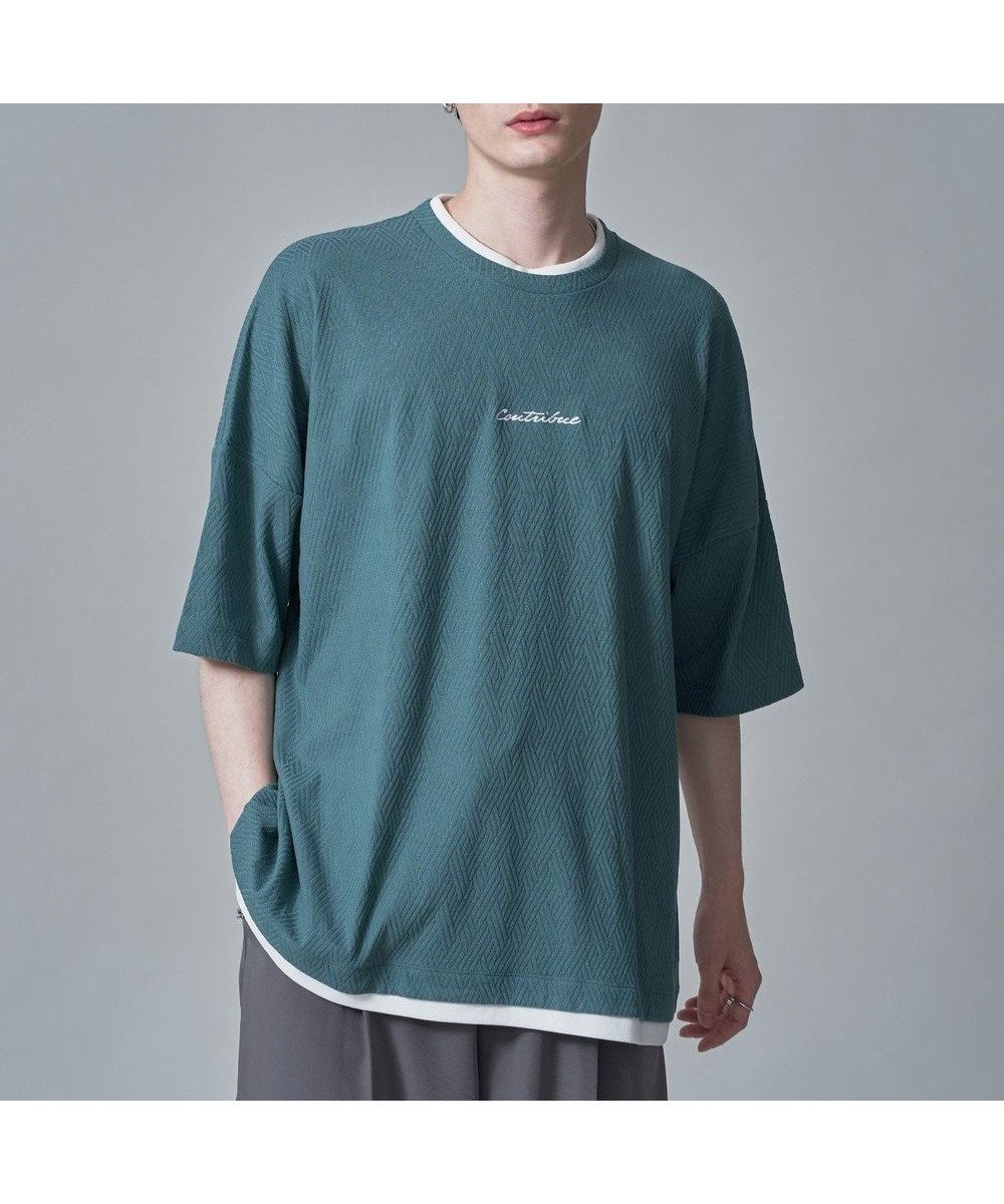 【ウィゴー/WEGO / MEN】のフクレジャガードフェイクレイヤードT(SS) 人気、トレンドファッション・服の通販 founy(ファニー) 　ファッション　Fashion　メンズファッション　Men's Style Online　トップス・カットソー　Tops/Tshirt/Men　シャツ　Shirts　春　Spring　カットソー　Cut And Sew　シンプル　Simple　スマホ　Smartphone　スラックス　Slacks　半袖　Short Sleeve　メンズ　Mens　無地　Plain Color　リラックス　Relax　ルーズ　Loose　ワイド　Wide　ワンポイント　One Point　S/S・春夏　Ss・Spring/Summer　再入荷　Restock/Back In Stock/Re Arrival　夏　Summer　エレガント 上品　Elegant　 other-1|ID: prp329100004586659 ipo3291000000032574985