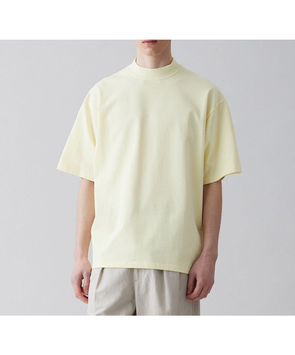 【アンフィーロ/UNFILO / MEN】の多機能 モックネックTシャツ インテリア・キッズ・メンズ・レディースファッション・服の通販 founy(ファニー) 　ファッション　Fashion　メンズファッション　Men's Style Online　トップス・カットソー　Tops/Tshirt/Men　シャツ　Shirts　春　Spring　カットソー　Cut And Sew　吸水　Water Absorption　メンズ　Mens　モックネック　Mock Neck　S/S・春夏　Ss・Spring/Summer　夏　Summer　イエロー|ID: prp329100004586660 ipo3291000000032523979