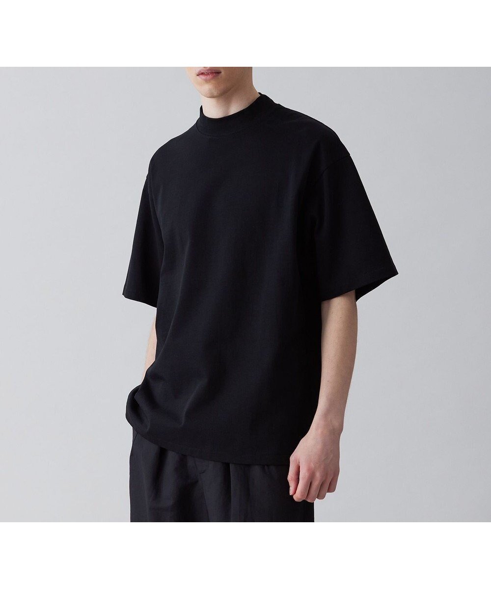 【アンフィーロ/UNFILO / MEN】の多機能 モックネックTシャツ インテリア・キッズ・メンズ・レディースファッション・服の通販 founy(ファニー) 　ファッション　Fashion　メンズファッション　Men's Style Online　トップス・カットソー　Tops/Tshirt/Men　シャツ　Shirts　春　Spring　カットソー　Cut And Sew　吸水　Water Absorption　メンズ　Mens　モックネック　Mock Neck　S/S・春夏　Ss・Spring/Summer　夏　Summer　ブラック|ID: prp329100004586660 ipo3291000000032523980