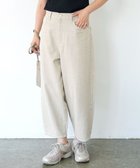 【サキュウ/caqu】の【洗える/リネン混】Color linen barrel pants フンワリテーパードシルエットカラーリネンパンツ 人気、トレンドファッション・服の通販 founy(ファニー) ファッション Fashion レディースファッション Fashion for Women パンツ Pants & Trousers インディゴ Indigo Denim 洗える Machine Washable 秋 Autumn ジーンズ Jeans, Denim Pants デニム Denim, Jeans Material 人気 Popular, Best Seller ハイライズ High Rise, High Waist リネン Linen, Linen Fabric A/W・秋冬 Autumn/Winter S/S・春夏 SS, Spring/Summer, Warm Season 夏 Summer エレガント 上品 Elegant thumbnail ecru|ID: prp329100004586665 ipo3291000000032524043
