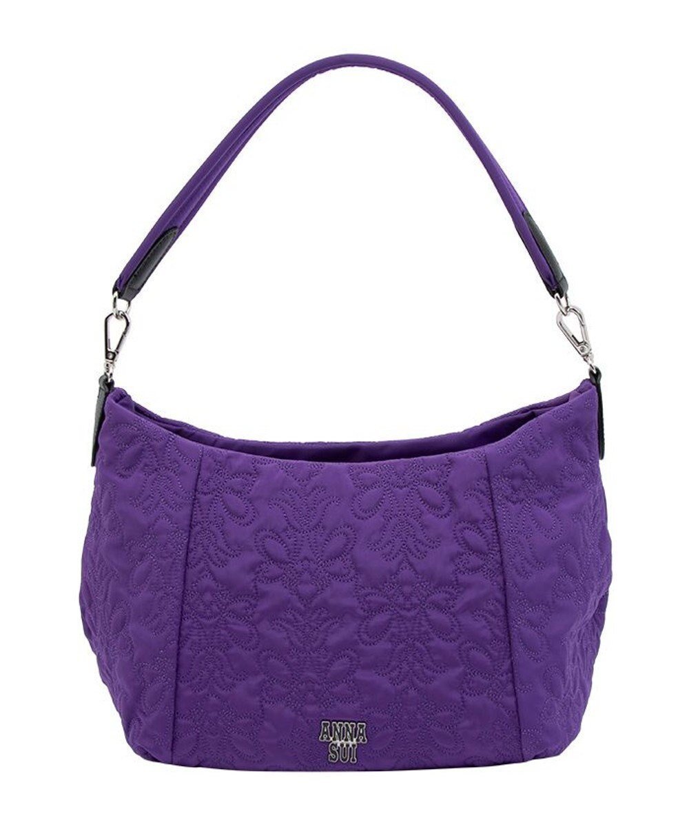 【アナスイ/ANNA SUI】のアニー 2wayショルダーバッグ インテリア・キッズ・メンズ・レディースファッション・服の通販 founy(ファニー) 　ファッション　Fashion　レディースファッション　Fashion for Women　バッグ　Bags　キルティング　Quilted, Quilting　バタフライ　Butterfly, Butterfly Motif　ポケット　Pocket, Pocket Detail　モチーフ　Motif, Design Theme　パープル|ID: prp329100004586667 ipo3291000000033552245