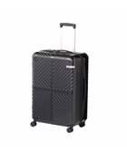 【エースバッグズアンドラゲッジ/ACE BAGS & LUGGAGE】のスーツケース ACE ラディアル Lサイズ ダブルキャスター ファスナー TSAロック搭載 おしゃれ 出張 82L 06973 ブラック|ID: prp329100004586678 ipo3291000000032524422