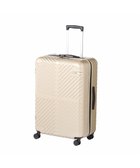 【エースバッグズアンドラゲッジ/ACE BAGS & LUGGAGE】のスーツケース ACE ラディアル Lサイズ ダブルキャスター ファスナー TSAロック搭載 おしゃれ 出張 82L 06973 ベージュ|ID: prp329100004586678 ipo3291000000032524426