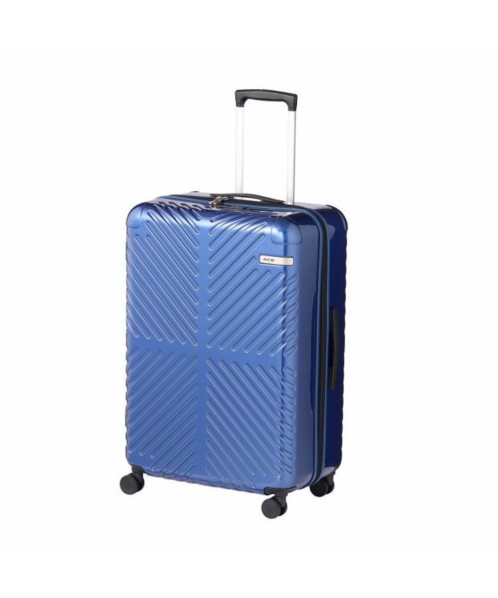 【エースバッグズアンドラゲッジ/ACE BAGS & LUGGAGE】のスーツケース ACE ラディアル Lサイズ ダブルキャスター ファスナー TSAロック搭載 おしゃれ 出張 82L 06973 インテリア・キッズ・メンズ・レディースファッション・服の通販 founy(ファニー) 　ファッション　Fashion　レディースファッション　Ladies' Fashion Online　スーツ　Suits　スーツケース キャリーケース　Suitcase　ダブル　Double　ポケット　Pocket　ブルー|ID: prp329100004586678 ipo3291000000032524427