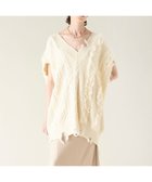 【グレース コンチネンタル/GRACE CONTINENTAL】のクラッシュニットトップ キナリ|ID: prp329100004586689 ipo3291000000032524652