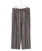 【ジェイプレスヨークストリート/J.PRESS YORK STREET】の【UNISEX】ストライプパンツ ライトグレー系1|ID: prp329100004586694 ipo3291000000032524782