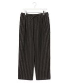 【ジェイプレスヨークストリート/J.PRESS YORK STREET】の【UNISEX】ストライプパンツ ブラック系1|ID: prp329100004586694 ipo3291000000032524783