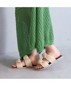 【モード エ ジャコモ/MODE ET JACOMO】のcarino プリーツスポンジサンダル ベージュ|ID: prp329100004586702 ipo3291000000032524974