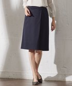 【ジェイ プレス/J.PRESS】の【セットアップ対応・洗える・抗菌防臭】T/Cポンチ スカート ネイビー系|ID: prp329100004586716 ipo3291000000032525180