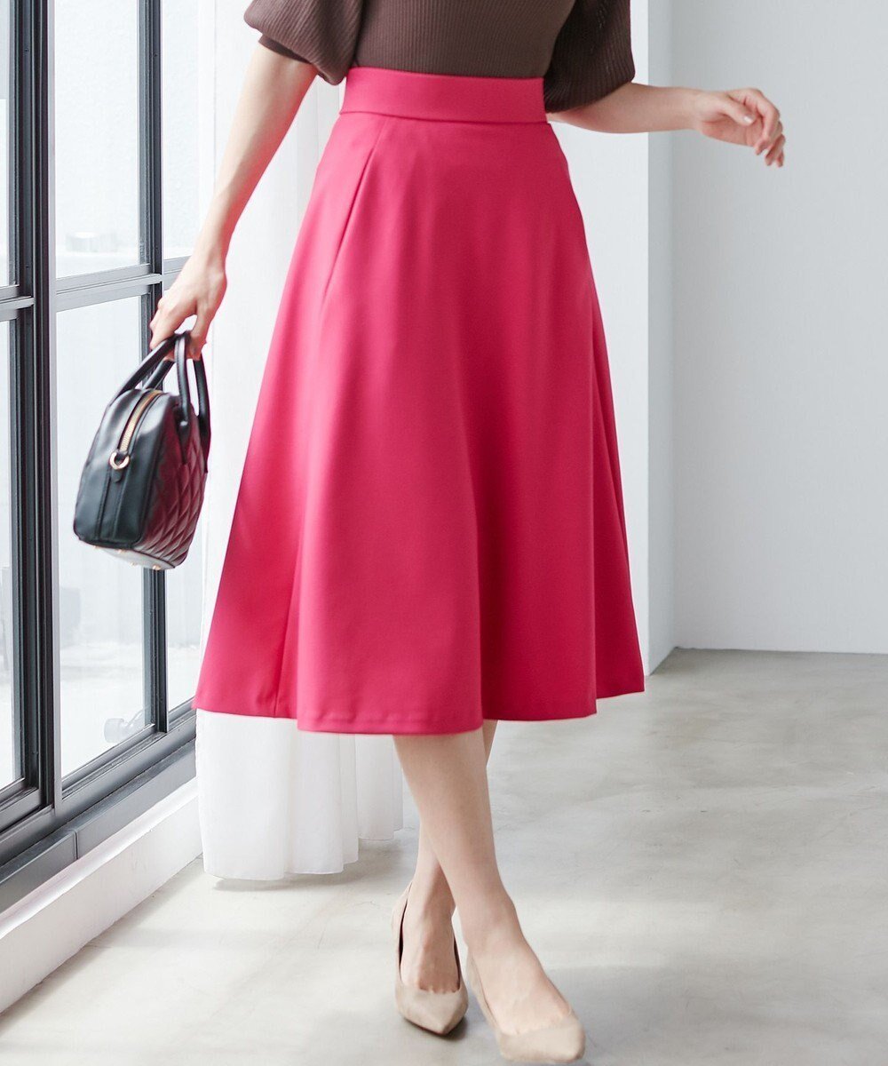 【組曲/KUMIKYOKU】の【洗える】GEMINI フレアスカート インテリア・キッズ・メンズ・レディースファッション・服の通販 founy(ファニー) 　ファッション　Fashion　レディースファッション　Fashion for Women　スカート　Skirts　Aライン・フレアスカート　A-Line & Flared Skirts　洗える　Machine Washable　クラシカル　Classical, Vintage-Inspired　ストレッチ　Stretch, Stretchy Fabric　フレア　Flare, Flared　A/W・秋冬　Autumn/Winter　S/S・春夏　SS, Spring/Summer, Warm Season　夏　Summer　ピンク系|ID: prp329100004586722 ipo3291000000034257603