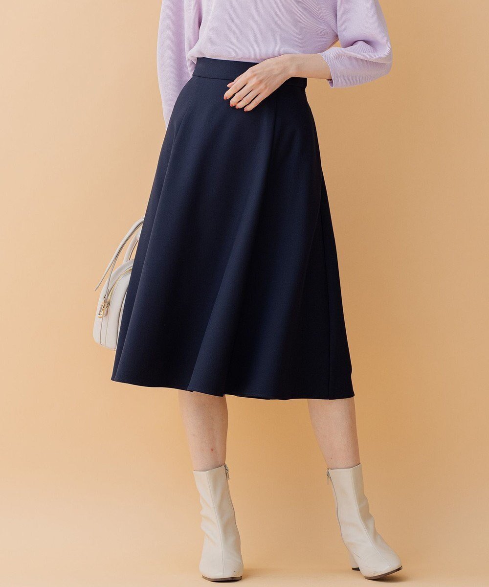 【組曲/KUMIKYOKU】の【洗える】GEMINI フレアスカート インテリア・キッズ・メンズ・レディースファッション・服の通販 founy(ファニー) 　ファッション　Fashion　レディースファッション　Fashion for Women　スカート　Skirts　Aライン・フレアスカート　A-Line & Flared Skirts　洗える　Machine Washable　クラシカル　Classical, Vintage-Inspired　ストレッチ　Stretch, Stretchy Fabric　フレア　Flare, Flared　A/W・秋冬　Autumn/Winter　S/S・春夏　SS, Spring/Summer, Warm Season　夏　Summer　ネイビー系|ID: prp329100004586722 ipo3291000000034257604