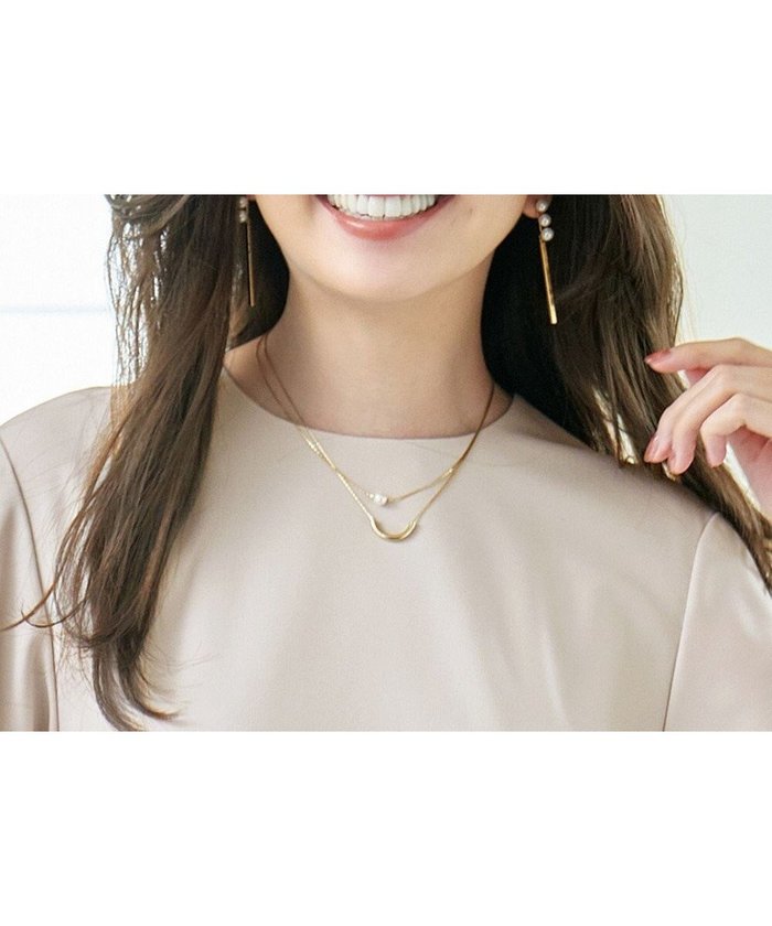 【エニー/ANY】のレイヤード風2連ネックレス インテリア・キッズ・メンズ・レディースファッション・服の通販 founy(ファニー) https://founy.com/ ファッション Fashion レディースファッション Fashion for Women ジュエリー Jewelry ネックレス Necklaces & Pendants おすすめ Recommended / Our Picks アクセサリー Fashion Accessories ギフト プレゼント Gift / Present チェーン Chain, Chain Strap ネックレス Necklace, Pendant Necklace メタル Metal, Metal Parts 再入荷 Restock / Back in Stock |ID: prp329100004586734 ipo3291000000034282389